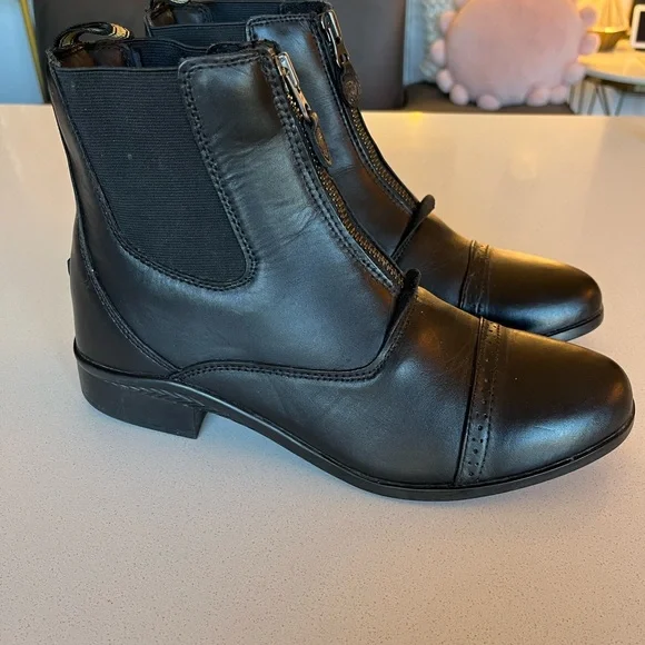 Noble Equestrian Black Riding Shoes - Picture 1 of 12